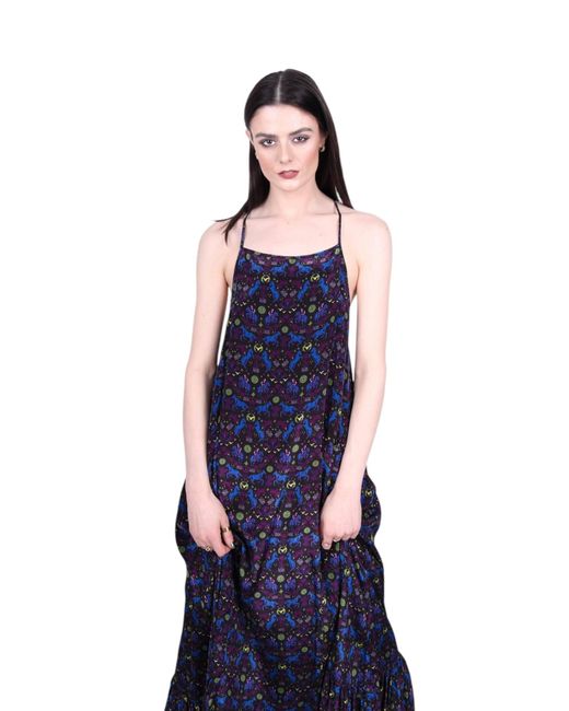 Any Old Iron Blue Soft Mini Rider Adjustable Dress