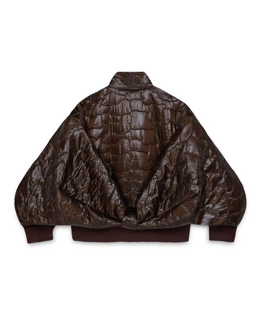 Amanda Thompson Couture Brown Ms K Bomber Jacket Chocolate