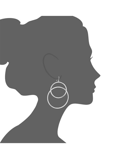Gold & Honey White Double Drop Earrings