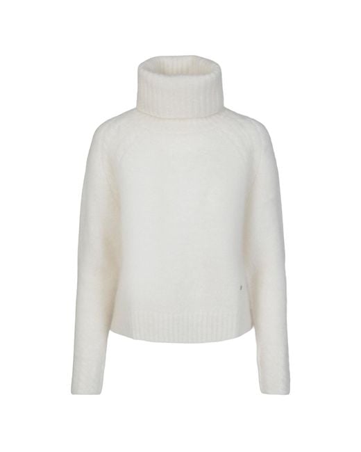 tirillm White Ma Mohair Sweater With Great Details