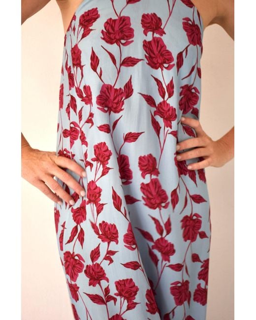 Mind Traveler Purple Kate Floral Dress