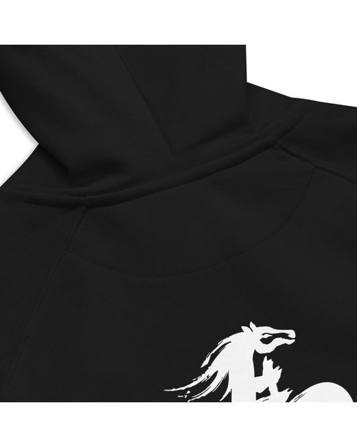 Anchor and Crew Black Ten Chinese Year Of The Horse Editions Organic Cotton Hoodie