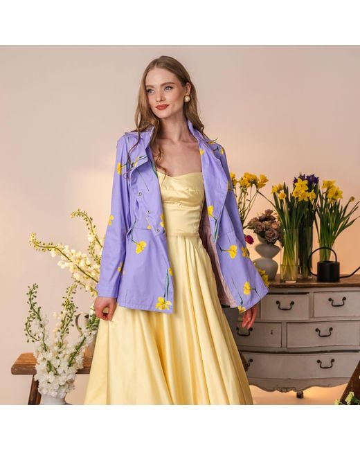 RainSisters Purple Jacket With Detachable Hood: Lilac Joy