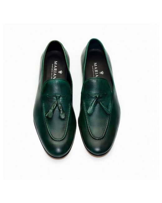 Mariano Shoes Green Ferragudo Loafers for men