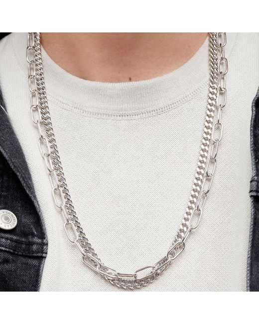 Onia Metallic Baby Cuban Link Long Chain Waist Chain