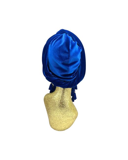 Julia Clancey Blue Electric Chacha Turban