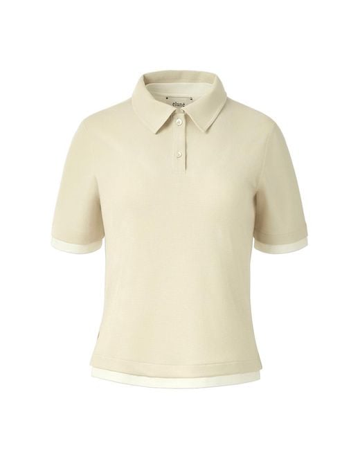 Elune Mode Natural Neutrals Waffle Top _ Sand