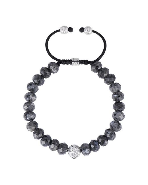 AWNL Metallic Tremolite Mystical Symbol Macrame Bracelet for men