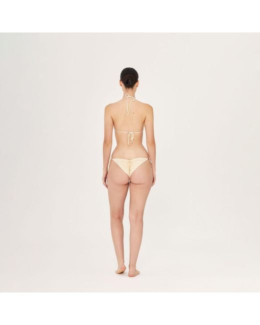 Aguaclara Yellow Neutrals La Perle Triangle Top