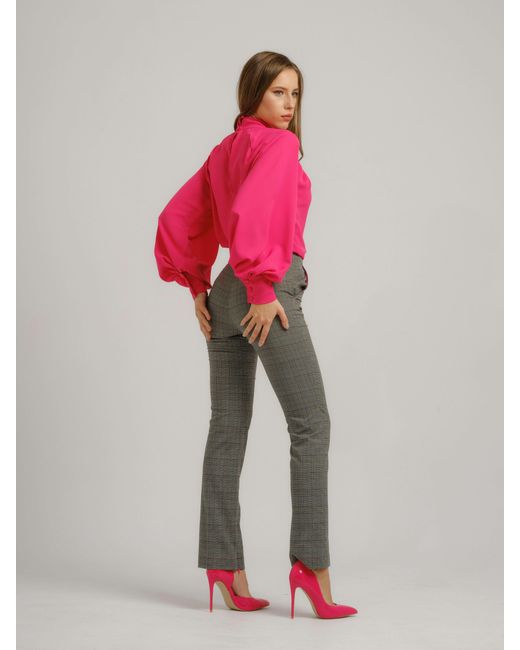 Tia Dorraine Pink Get Down To Business Lightweight Oversized Blouse