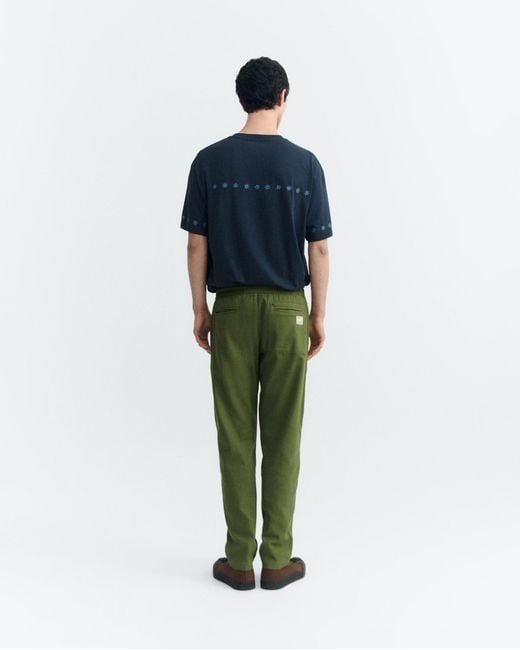 Thinking Mu Green Travel Light Straight Pants for men