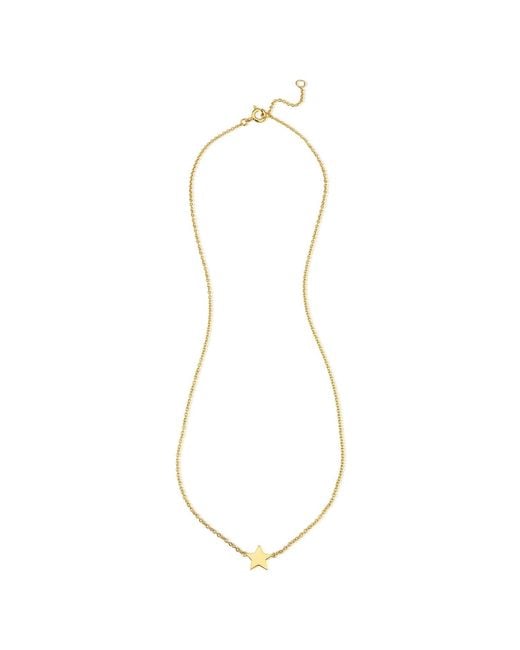 Auree Jewellery Metallic Yellow Gold Plated Soho Star Necklace