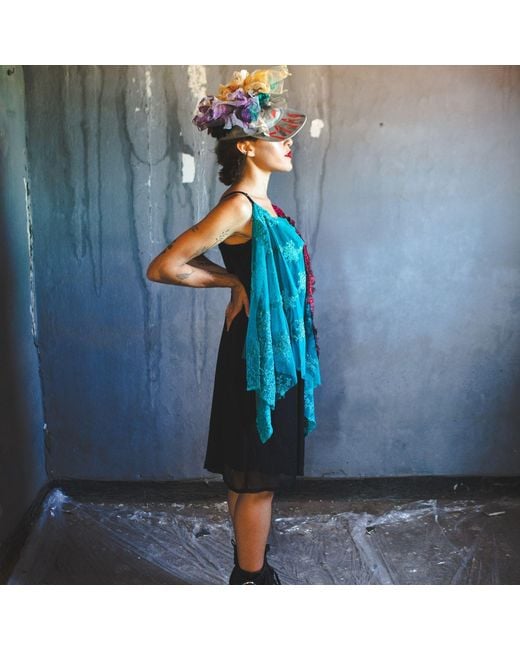 Miro Misljen Blue Light Fluid Dress