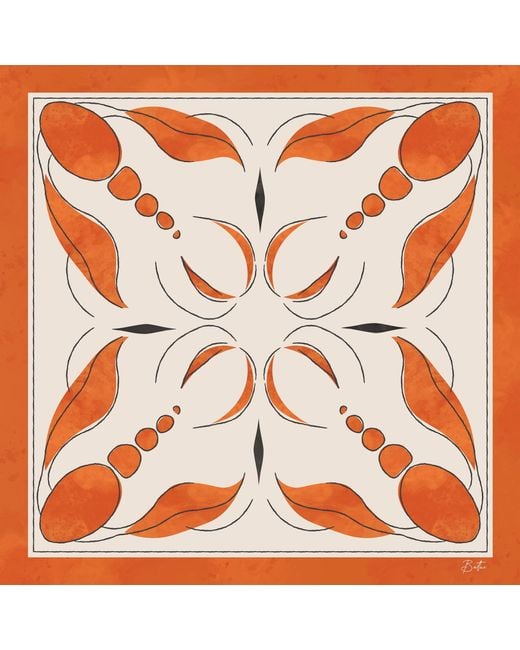 Baltér Orange Grass Season Scarf