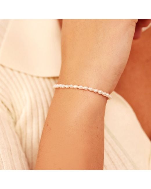 Lily & Roo Metallic Seed Pearl Bracelet