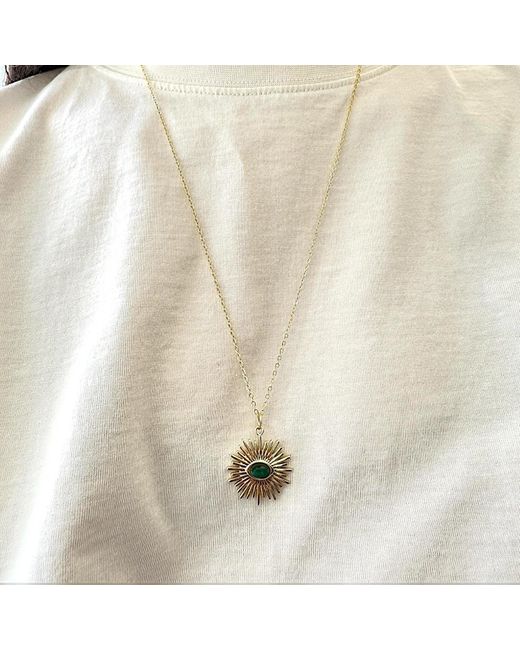 Alexie of Athens Metallic Radiant Eye Amulet