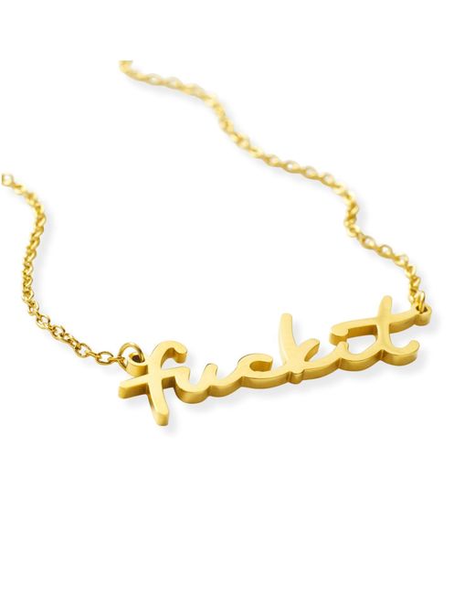 Hoops + Chains LDN Metallic Fuckit Chain
