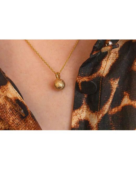 Claire Hill Designs Metallic Moon Charm Necklace