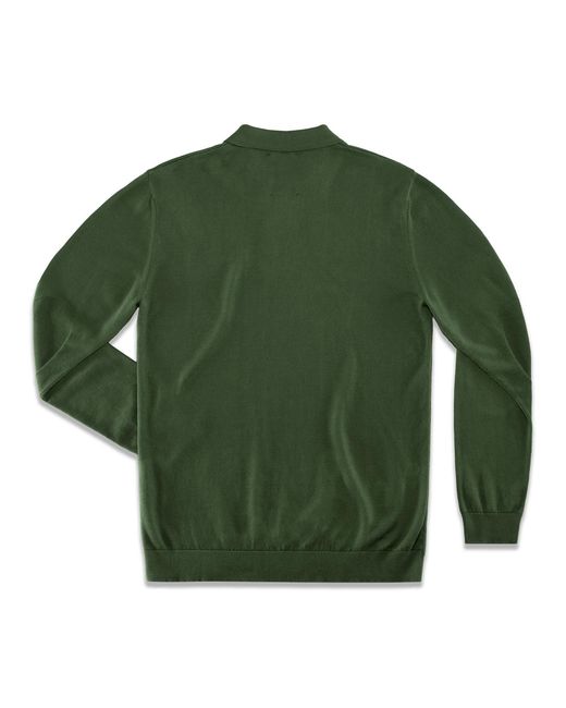 &SONS Trading Co Green Cedar Knitted Polo for men