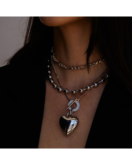 Leeada Jewelry Metallic That's So Goode Chain Necklace