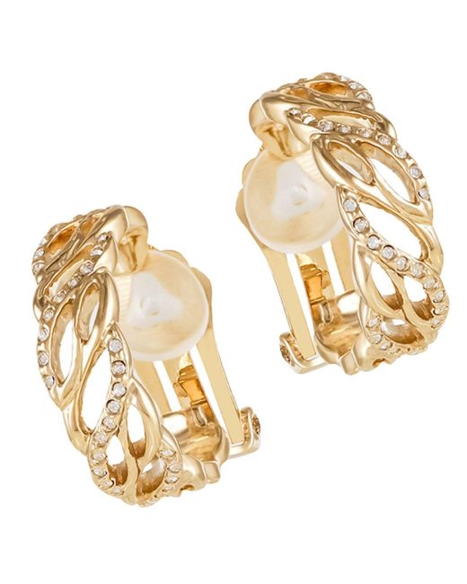 Grosse Metallic Crystal Design Clip On Earrings, Series Emotion