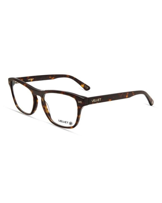 Velvet Eyewear Black Square Optical Style