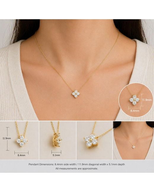 Juvetti Red Clover Ruby Necklace