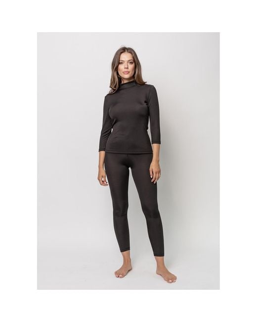 Oh!Zuza Blue Rib Rollneck Top