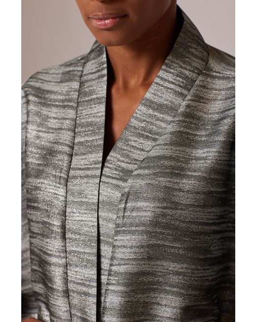 Lioness by Tf Gray Sand Storm Midi Kimono Jacket