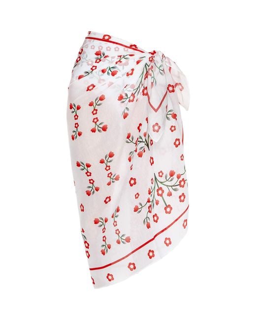 Jessie Zhao New York White Beach Sarong Wrap