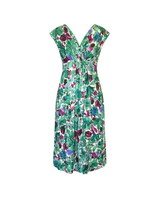 Alie Street London Green Sara Midi Dress