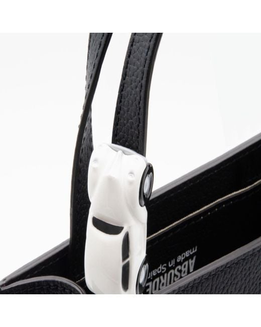 Absurde Black Mini Stop Tote Bag