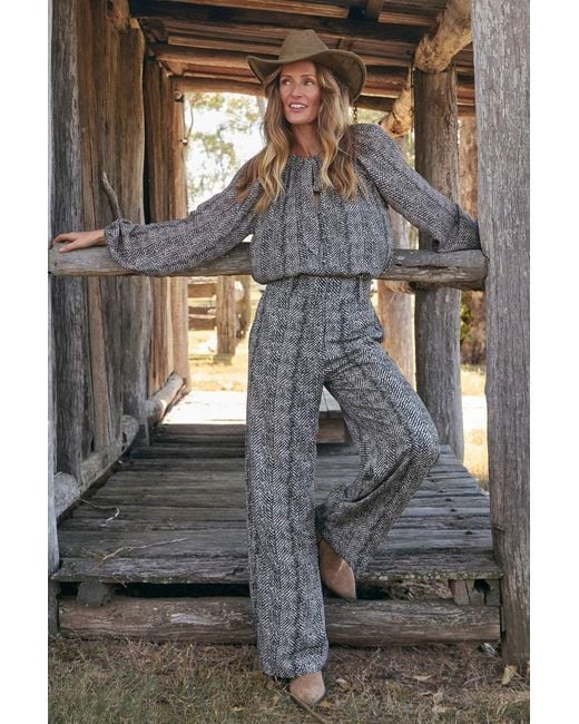 Adrift Clothing Brown Neutrals Marin Pant