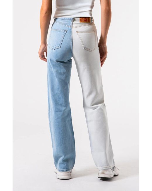 Dr. Denim Blue Echo High Straight