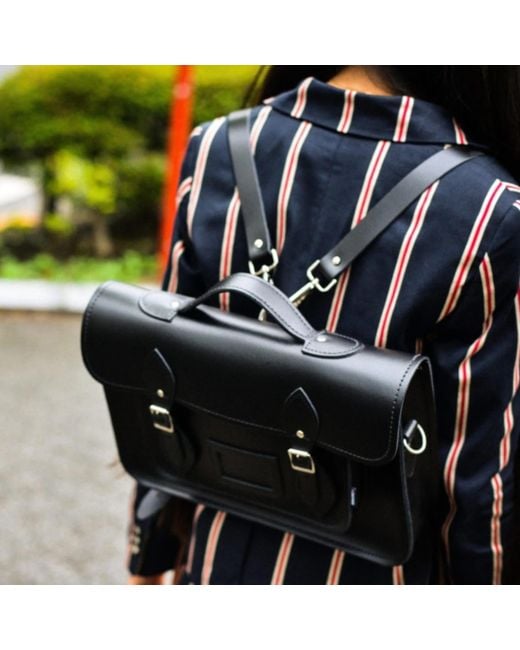 Zatchels Brown Handmade Leather Backpack Satchel