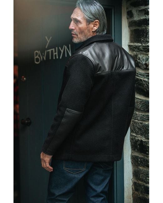 &SONS Trading Co Black Curtis Donkey Jacket for men
