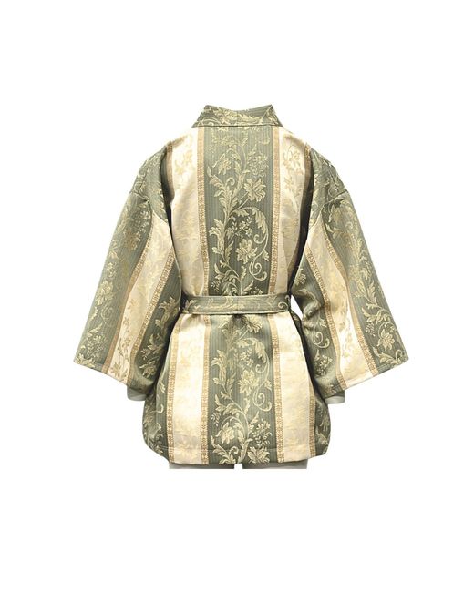 Couture to Your Door Metallic Neutrals And Tailored Kimono