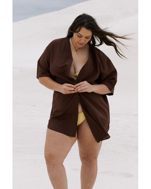 Floating Swim Brown Sassari Beach Tunic