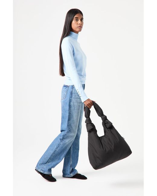 Lefrik Black Biwa Puffy Bag