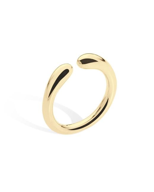 Lucy Quartermaine Metallic Open Midi Ring