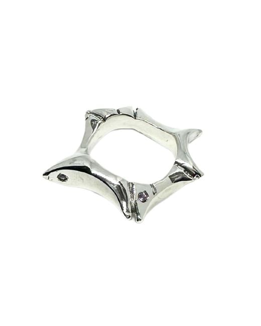 Tg-Jewellery by Tamara Gervasio Metallic The Star Ring Amethyst