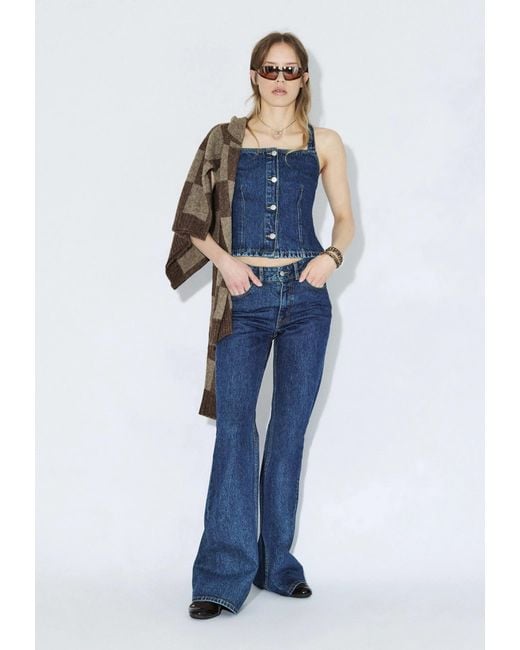 Dr. Denim Blue Niamh Top