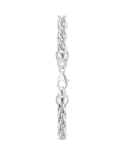 7879 Metallic Braided Curb Chain Necklace