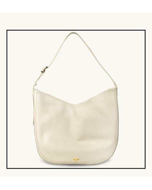 Apatchy London White Neutrals The Emma Stone Leather Bag
