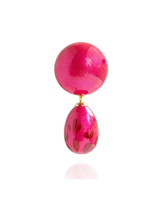 Saule Label Pink Calista Brooch