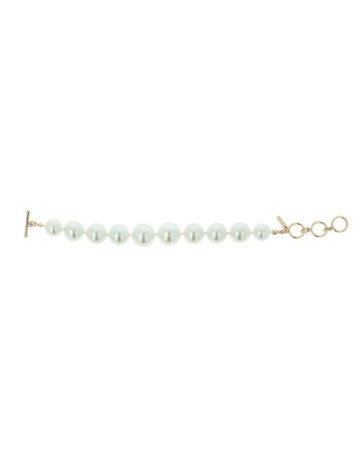 Otazu Metallic Classic Pearl Bracelet