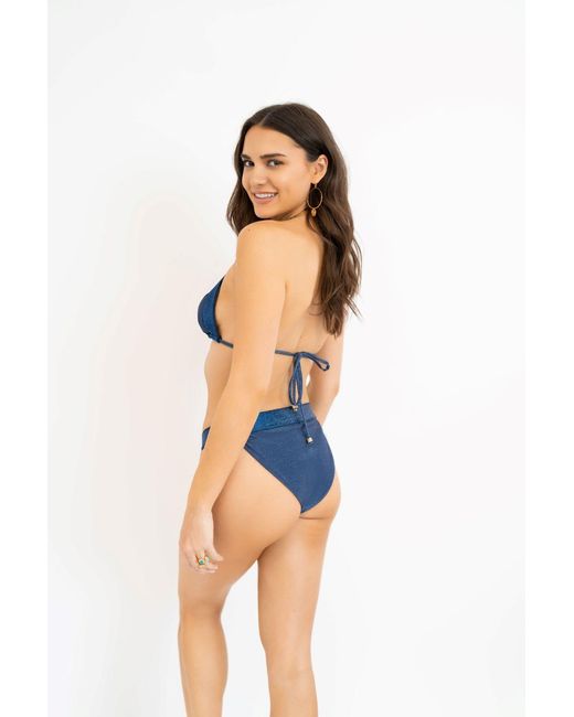 Leyla Maya Ltd Blue Sevi Bikini Set