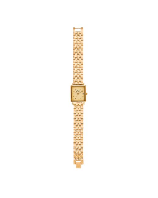 Bermuda Watch Company Metallic Quaintrelle Square Gold Link 22 24mm