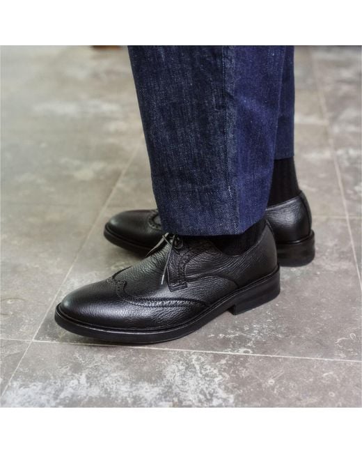 Mariano Shoes Black Vade Derby for men