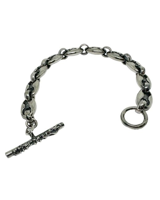 Tg-Jewellery by Tamara Gervasio Metallic Anchor Link With T-Bar Hit My Heart Bracelet